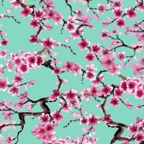 Sakura Ice Green (large scale)