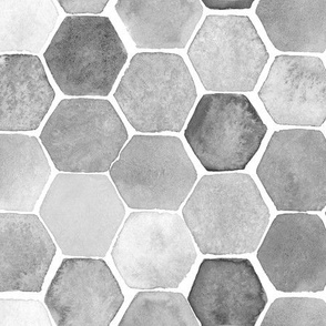 Hexagon gray