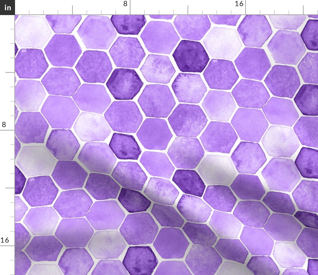 Hexagon lilac
