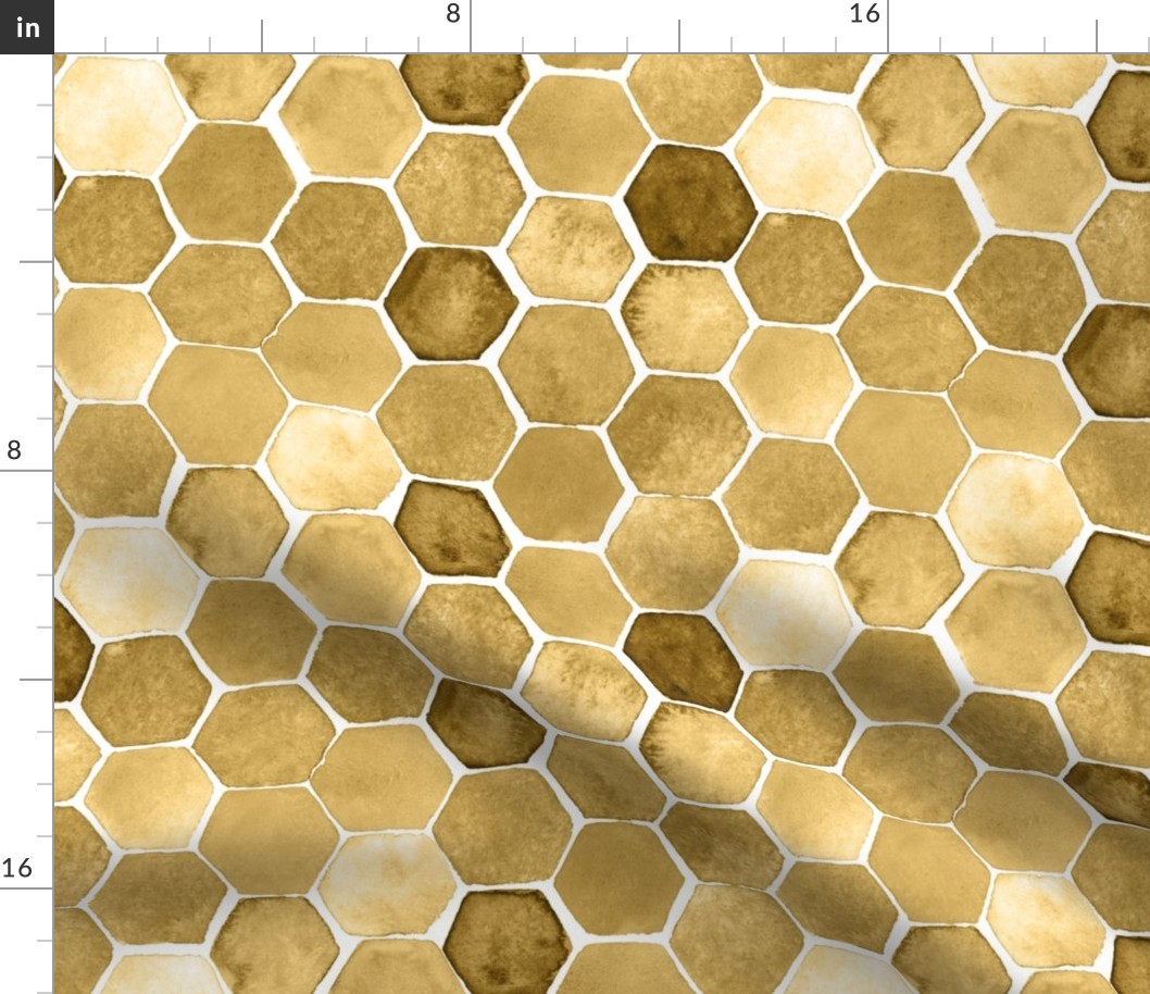 Hexagon brown