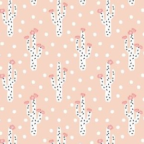 SMALL cactus floral fabric