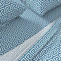 2" Greek Key Pattern | Cerulean Blue Collection-ch