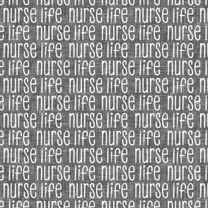 nurse life - grey - LAD20