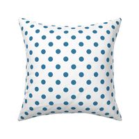 2" Large Polka Dot Repeat Pattern | Cerulean Blue Collection