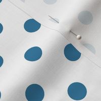 2" Large Polka Dot Repeat Pattern | Cerulean Blue Collection