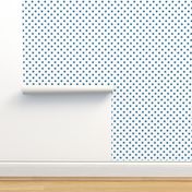 2" Large Polka Dot Repeat Pattern | Cerulean Blue Collection