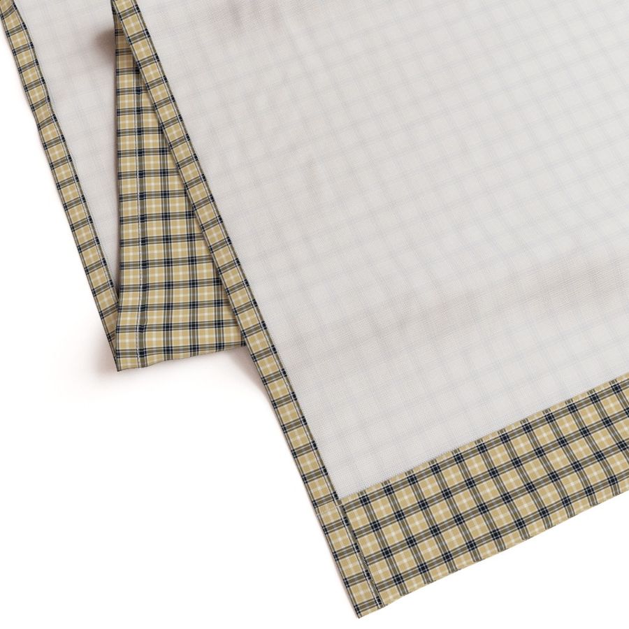 White Gray Brown Plaid Small Scale