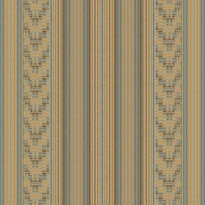 Mid Century Stripe and Weave