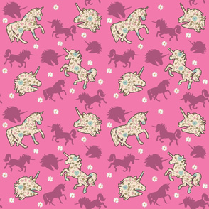 Unicorn seamless pattern