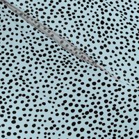 Cheetah wild cat spots boho animal print abstract spots and dots in raw ink cheetah dalmatian neutral nursery cool blue black