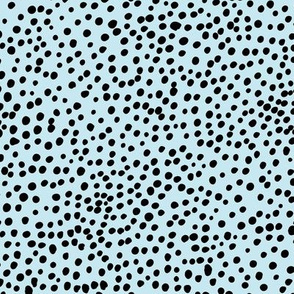 Cheetah wild cat spots boho animal print abstract spots and dots in raw ink cheetah dalmatian neutral nursery cool blue black