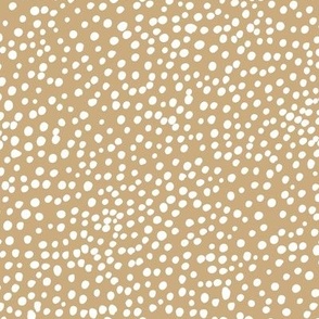 Cheetah wild cat spots boho animal print abstract basic spots and dots in raw ink cheetah dalmatian neutral nursery honey yellow