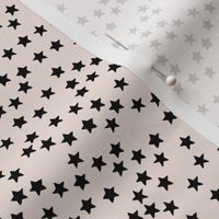 Little sparkly stars romantic boho night basic sky design nursery neutral beige creme black