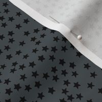 Little sparkly stars romantic boho night basic sky design nursery neutral charcoal gray black