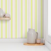 Farmhouse Stripe pink and celery