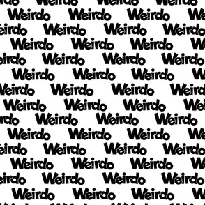 weirdo on white