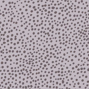 Cheetah wild cat spots boho animal print abstract basic spots and dots in raw ink cheetah dalmatian neutral nursery lilac gray