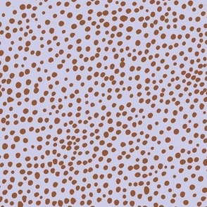 Cheetah wild cat spots boho animal print abstract basic spots and dots in raw ink cheetah dalmatian neutral girls lavender rust brown