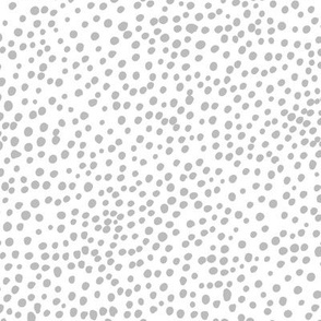 Cheetah wild cat spots boho animal print abstract basic spots and dots in raw ink cheetah dalmatian neutral beige gray on white