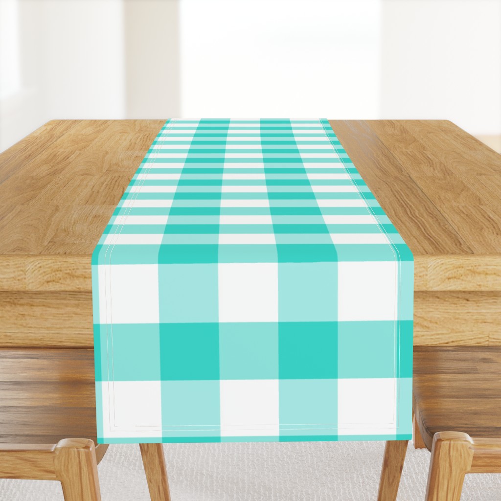 Country turquoise big plaid