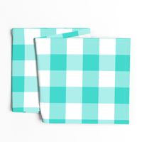 Country turquoise big plaid