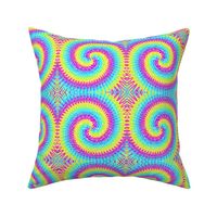 09862642 © tie-dye archimedean spiral