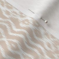 wave and diamond 7" soft ikat in sand