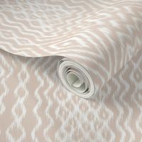 wave and diamond 7" soft ikat in sand