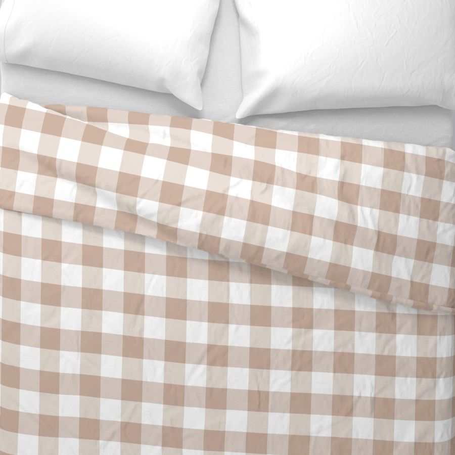 Country beige medium plaid