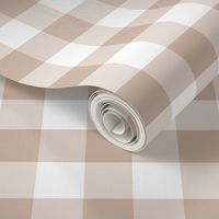 Country beige medium plaid