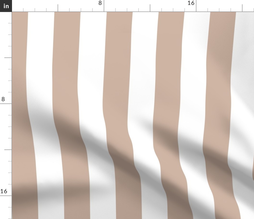 Country beige medium stripe