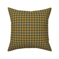 Yellow Blue  Plaid Small Scale