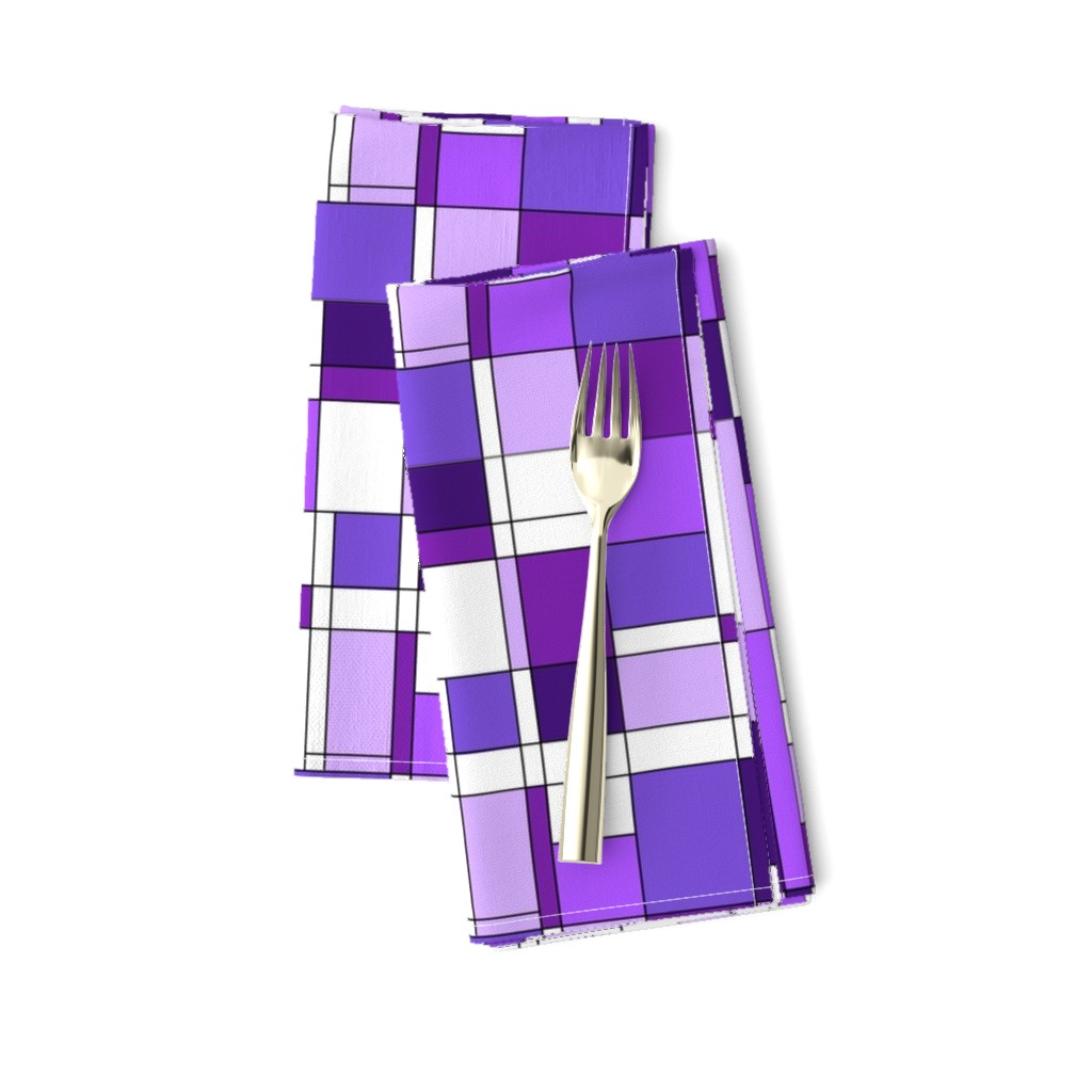 Mondrian purple 