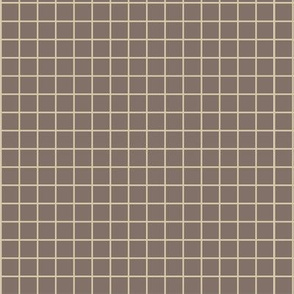 tan + brown mega grid