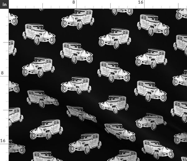 8x12 FT Vintage Car Vinyl Photography Backdrop,Vintage Racing Cars Exciting Sport Nostalgic Sketchy Doodle Style Print Background for Party Home Decor Outdoorsy Theme Shoot Props 