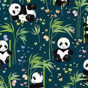Funny Panda Fabric, Wallpaper and Home Decor | Spoonflower