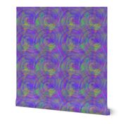 TIE DYE 2 SPIRAL GRID PURPLE PSMGE