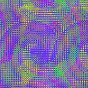 TIE DYE 2 SPIRAL GRID PURPLE PSMGE