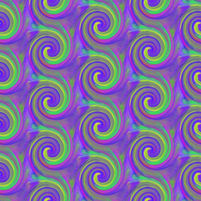 TIE DYE 4 ALTERNATES SPIRAL PURPLE PSMGE