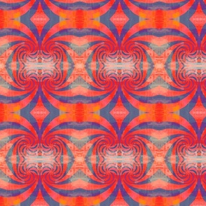 Fire and Smoke Psychedelic Spiral - medium 