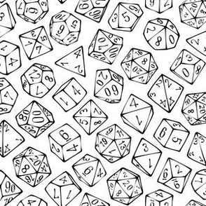 Magic Dice in White