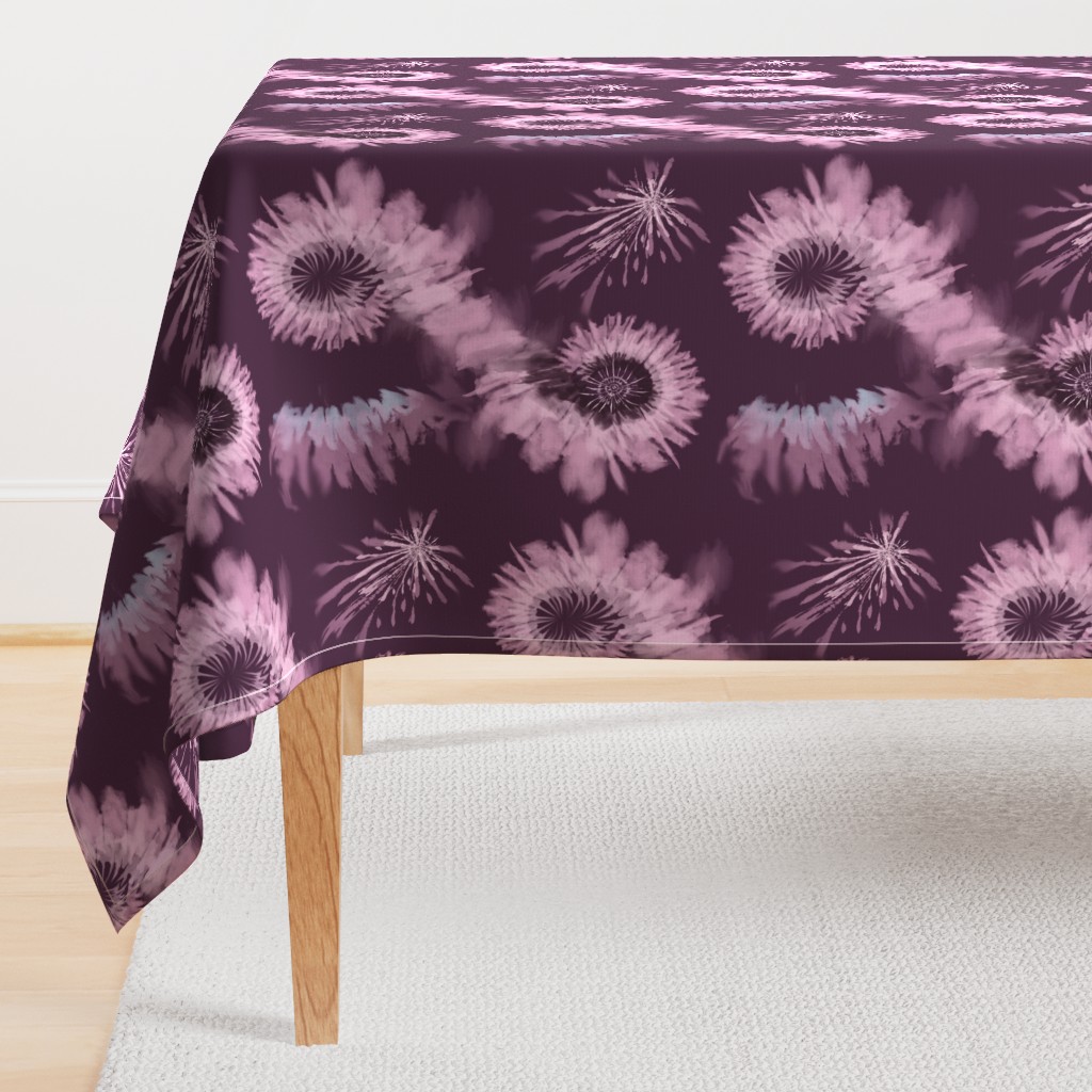 Large Size Blackberry Cream Tie Dye