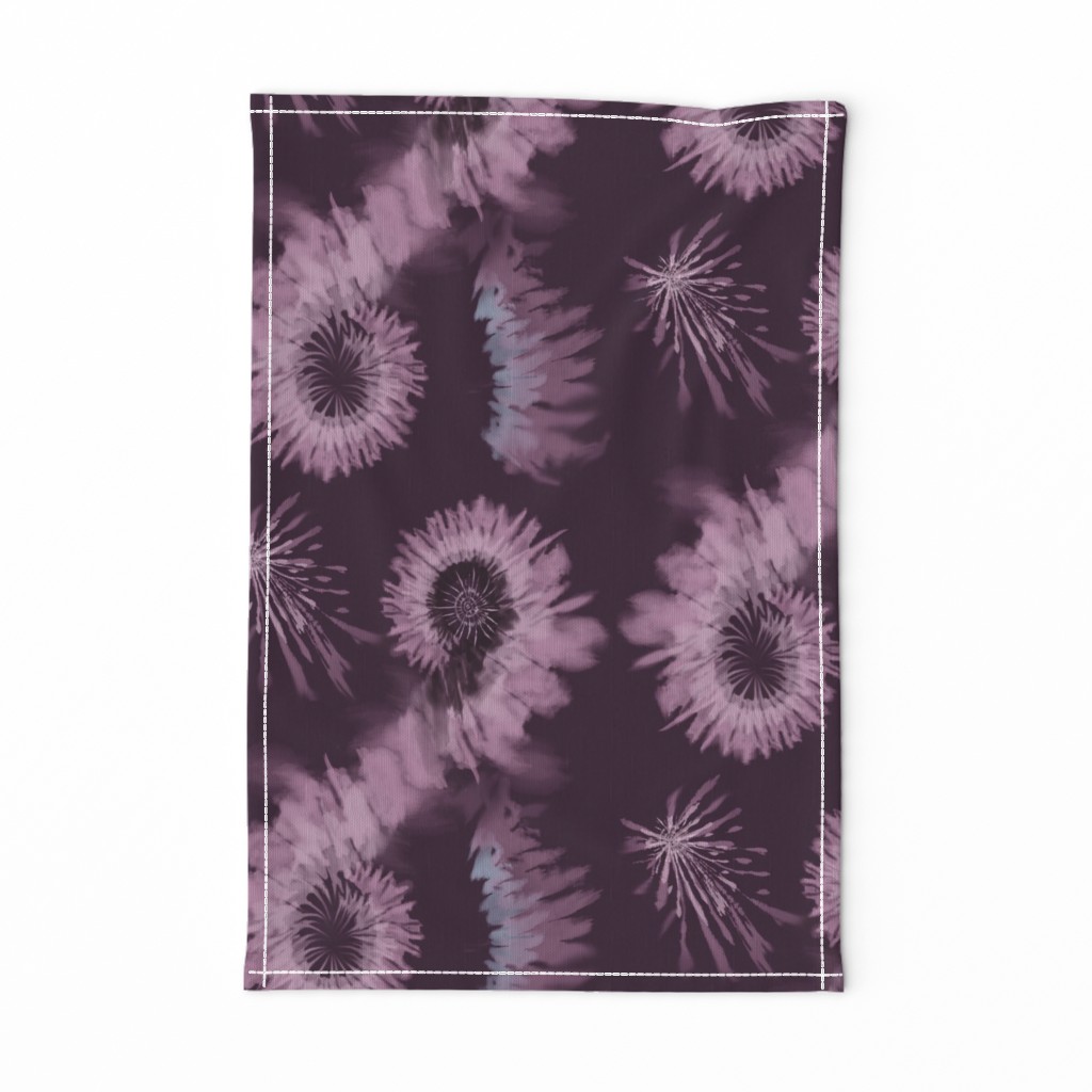 Large Size Blackberry Cream Tie Dye