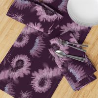 Large Size Blackberry Cream Tie Dye