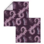 Large Size Blackberry Cream Tie Dye