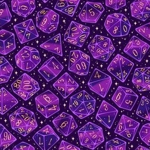 Magic Dice in Purple