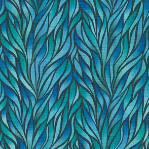textured pantone seaweed dark - large scale / 18"x21" fabric // 24"x28" wallpaper