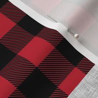 Little Man & You Will Move Mountains Quilt Top - buffalo plaid (90) V2 C20BS