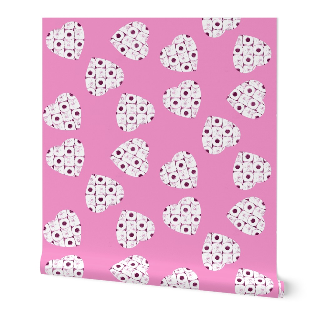 I heart my toilet paper - pink