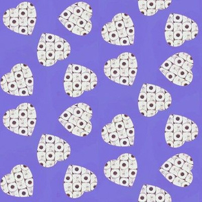 Heart my toilet paper - Purple